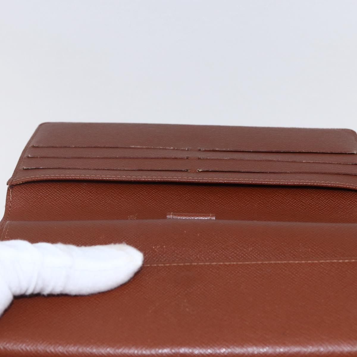 LOUIS VUITTON Monogram Portefeuille International Wallet M61217 Auth 145565