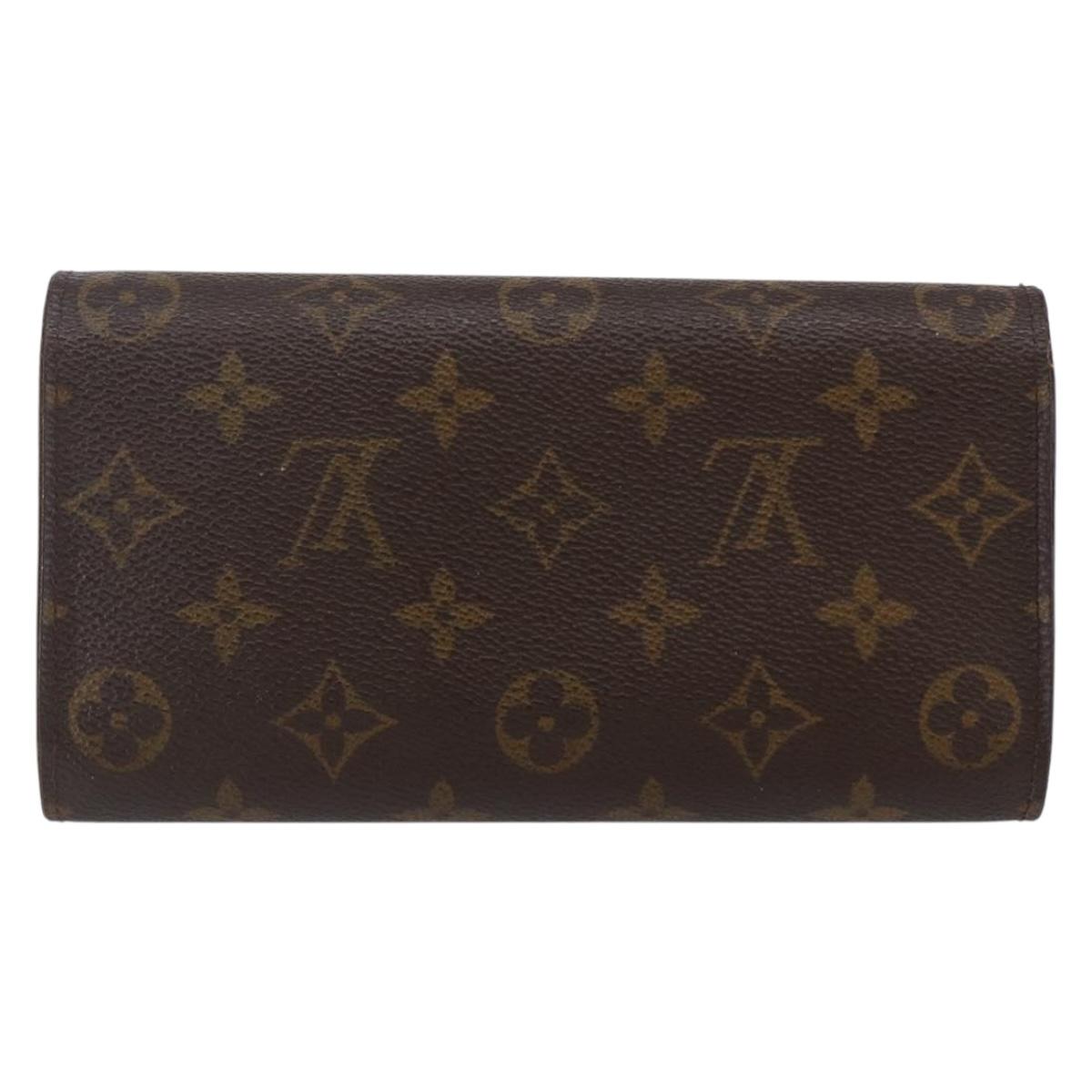 LOUIS VUITTON Monogram Portefeuille International Wallet M61217 Auth 145565