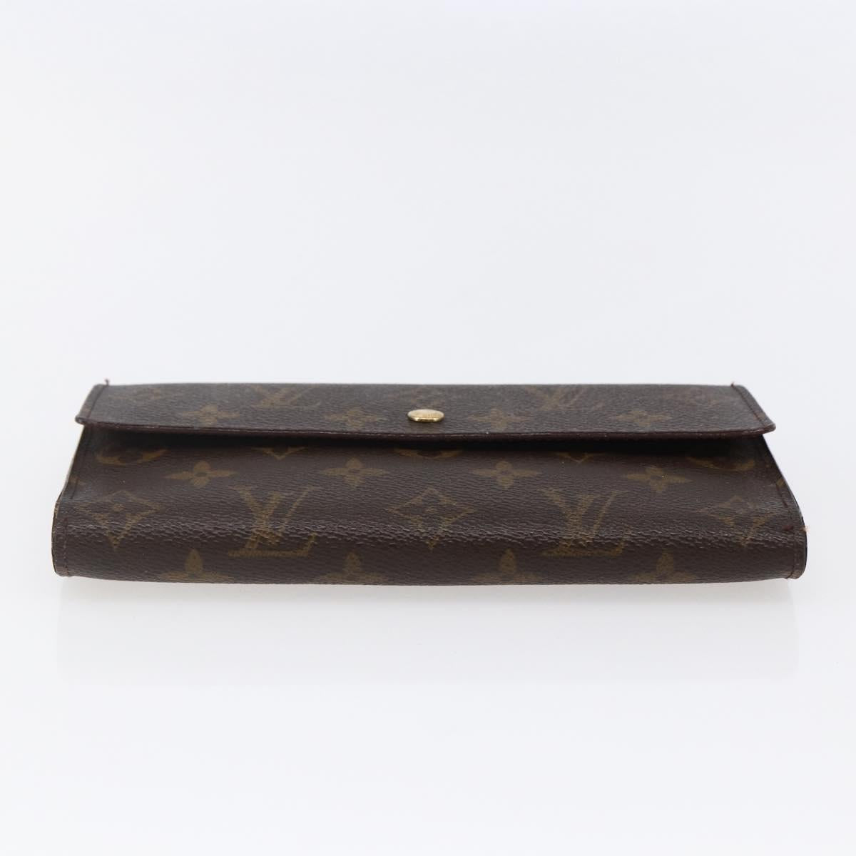 LOUIS VUITTON Monogram Portefeuille International Wallet M61217 Auth 145565