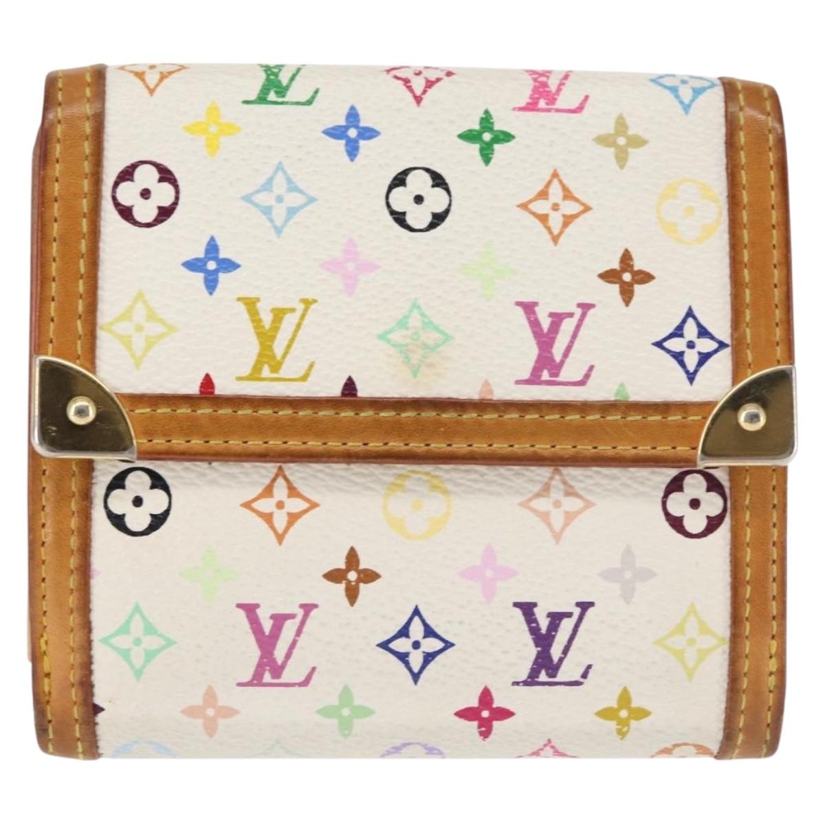 LOUIS VUITTON Multicolor Porte Monnaie Billets Cartes Credit M92983 Auth 145566