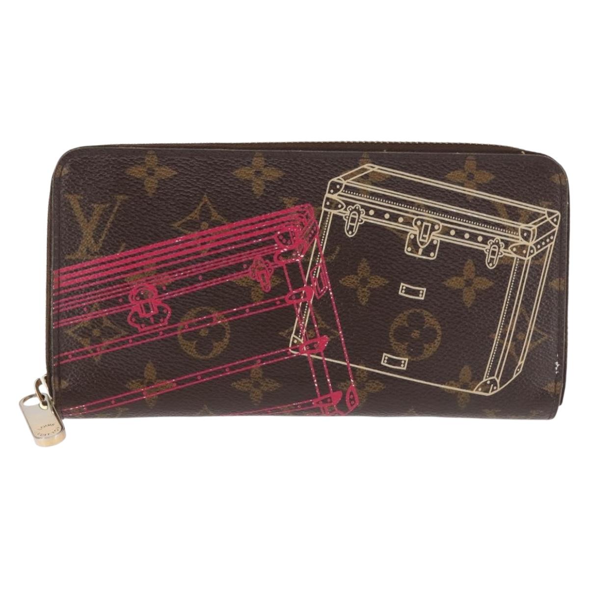 LOUIS VUITTON Monogram 2014 Christmas Only Zippy Wallet M58507 LV Auth 145567