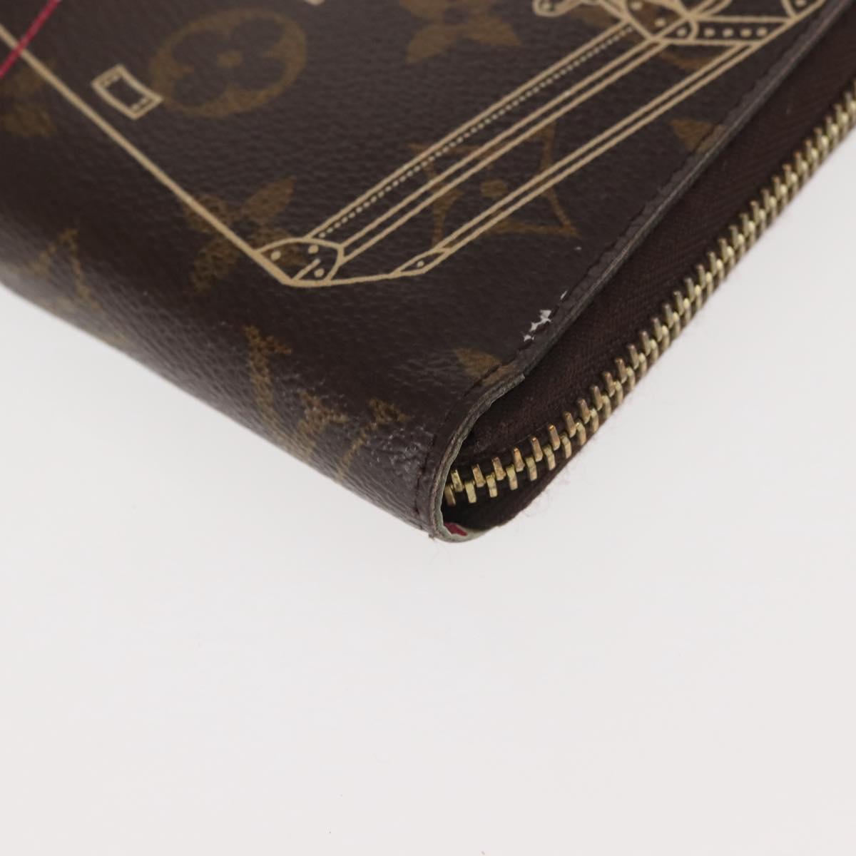 LOUIS VUITTON Monogram 2014 Christmas Only Zippy Wallet M58507 LV Auth 145567