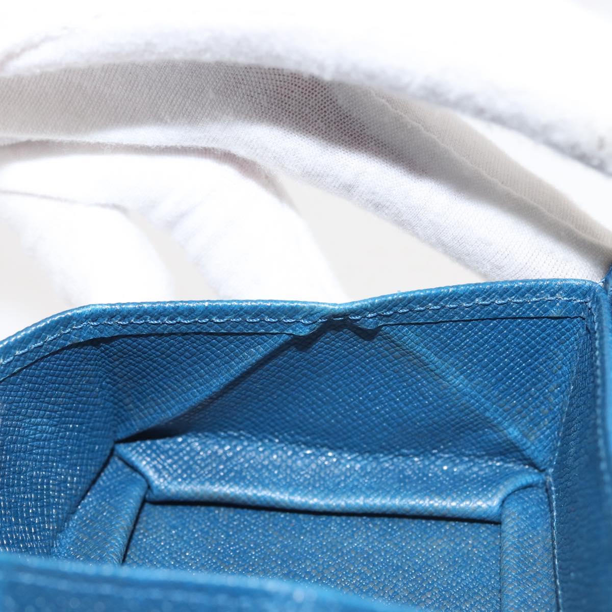 LOUIS VUITTON Epi Porte Monnaie Boite Coin Purse Blue M63695 LV Auth 145568