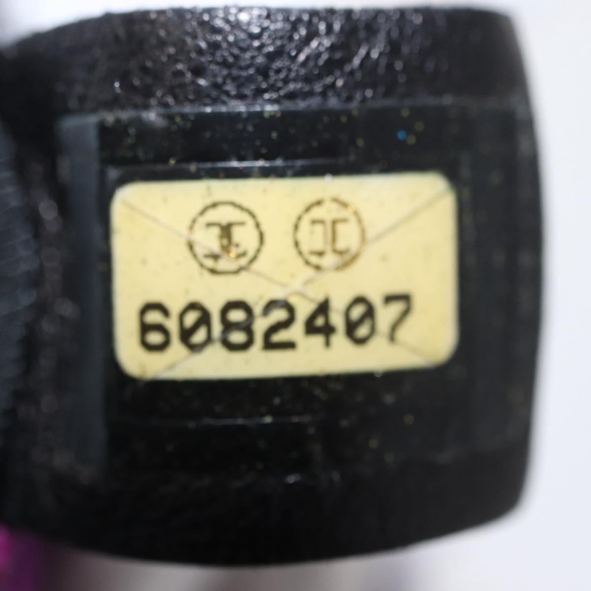 CHANEL Chain Shoulder Bag Canvas Multicolor Silver CC Auth 145585V