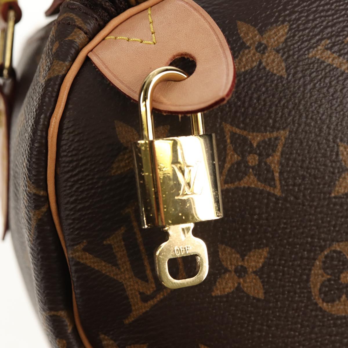 LOUIS VUITTON Monogram Speedy 25 Hand Bag M41528 LV Auth 145586SAM
