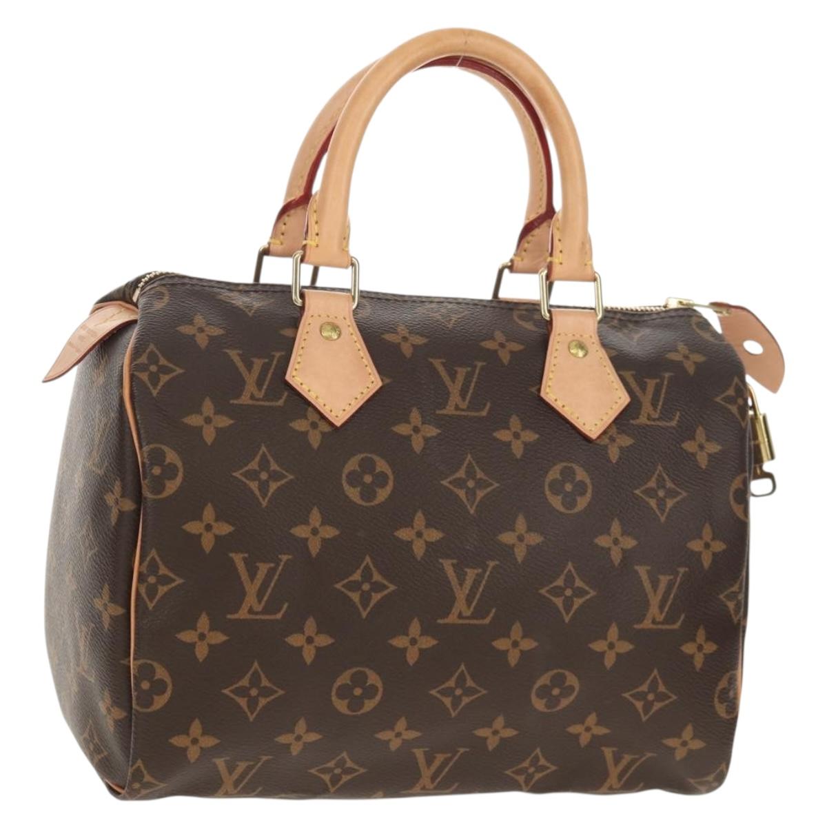 LOUIS VUITTON Monogram Speedy 25 Hand Bag M41528 LV Auth 145586SAM