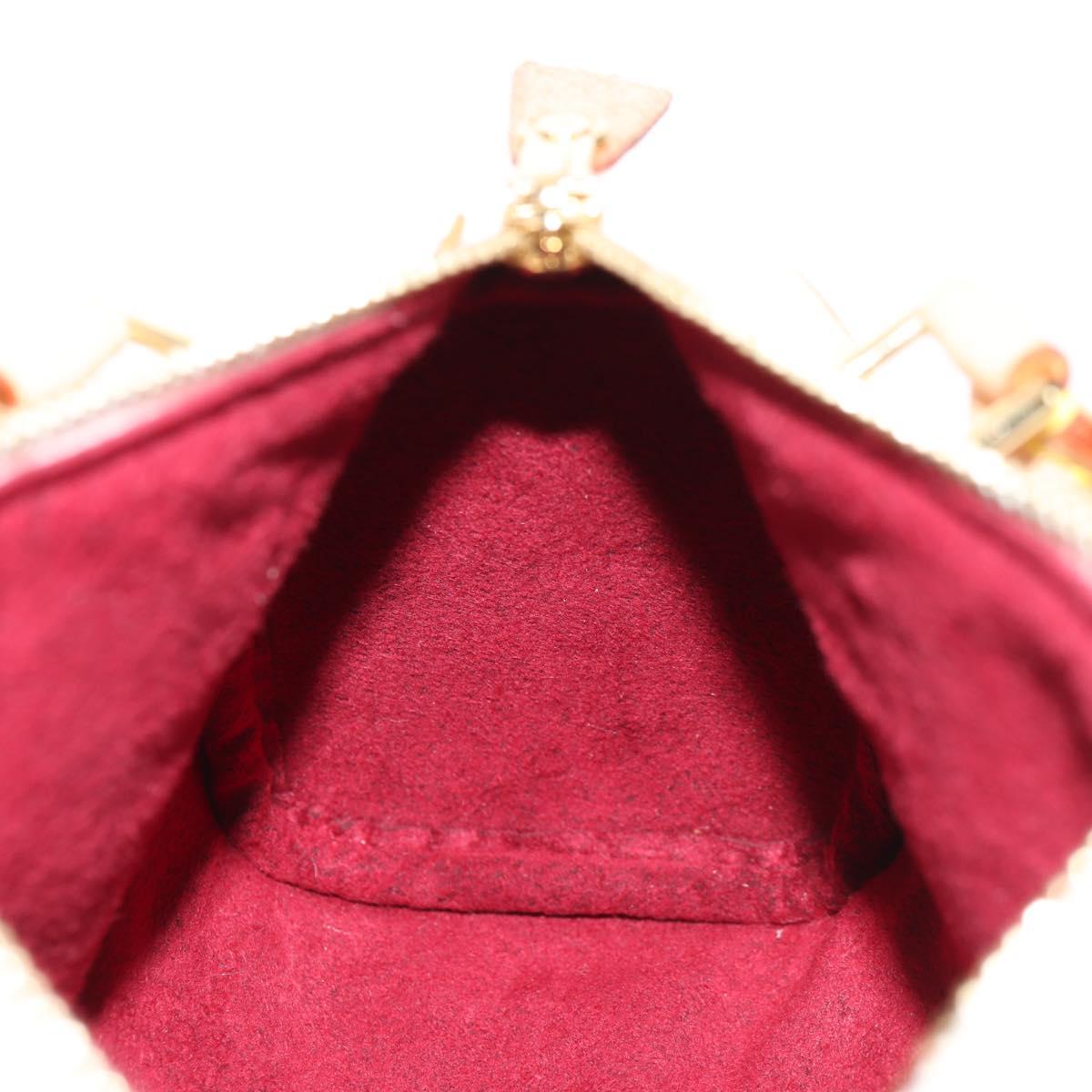 LOUIS VUITTON Monogram Multicolor Mini Speedy Hand Bag White M92645 Auth 145589V