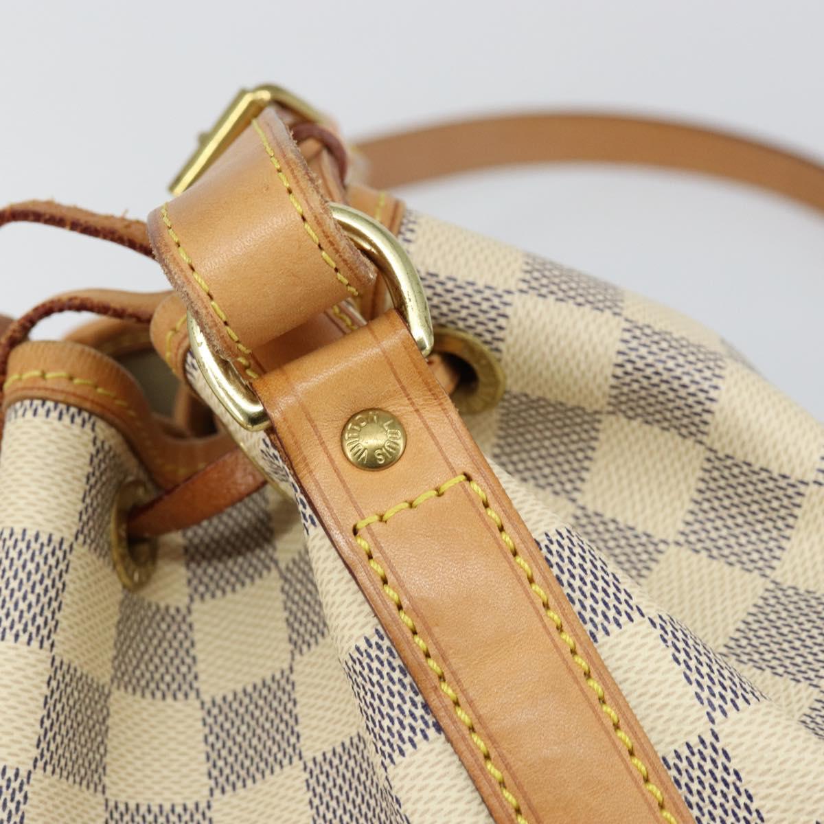 LOUIS VUITTON Damier Azur Noe BB Shoulder Bag N41220 LV Auth 145590