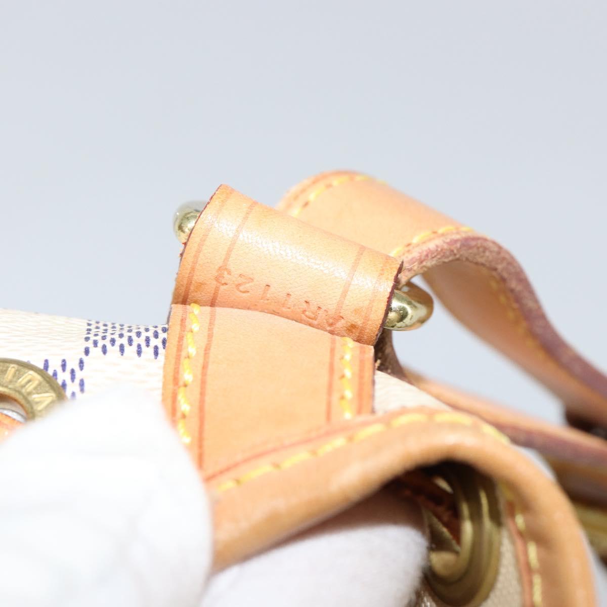 LOUIS VUITTON Damier Azur Noe BB Shoulder Bag N41220 LV Auth 145590