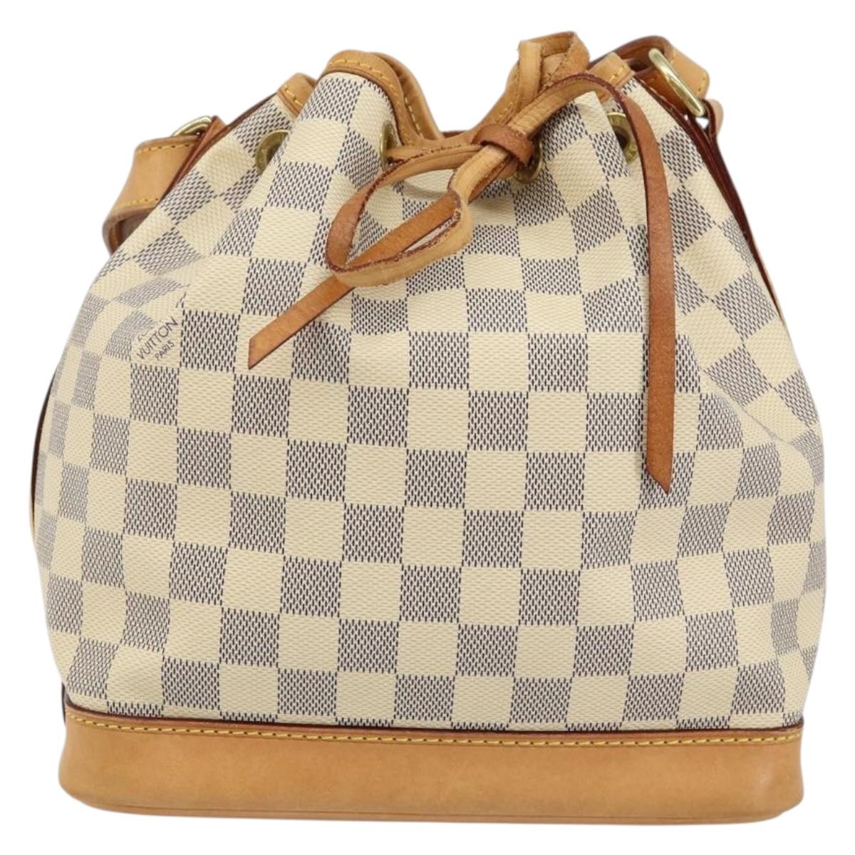 LOUIS VUITTON Damier Azur Noe BB Shoulder Bag N41220 LV Auth 145590