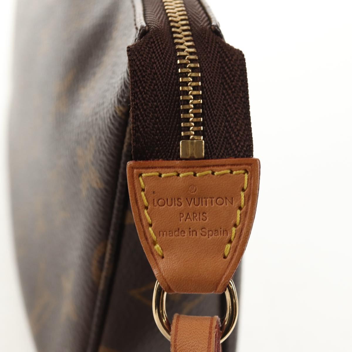 LOUIS VUITTON Monogram Pochette Accessoires Pouch M51980 LV Auth 145592V