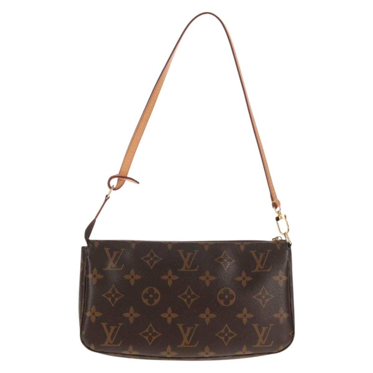 LOUIS VUITTON Monogram Pochette Accessoires Pouch M51980 LV Auth 145592V
