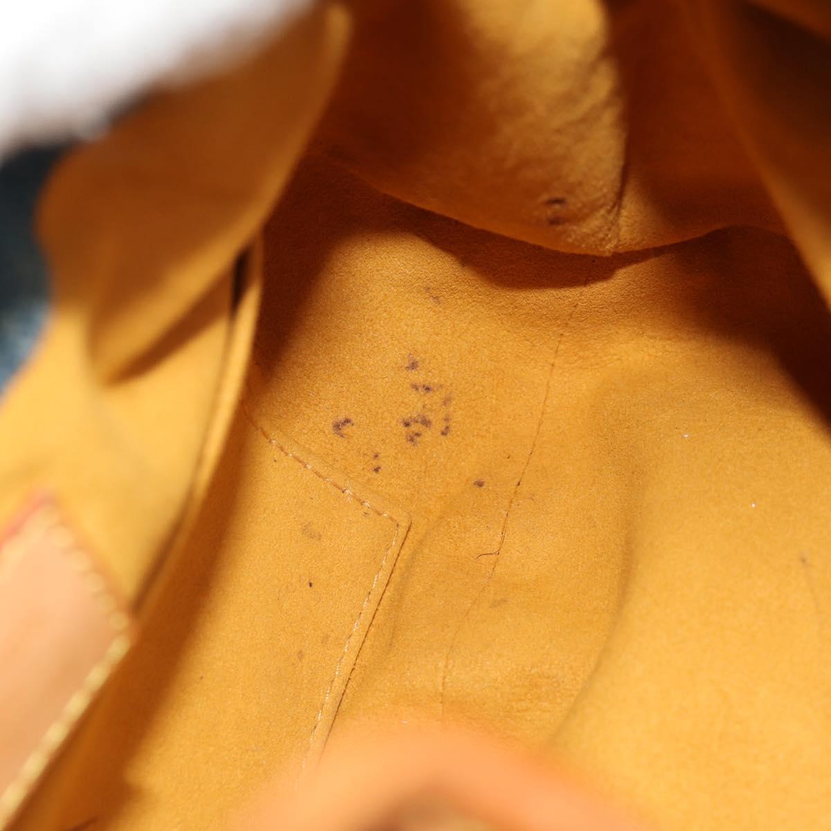 LOUIS VUITTON Monogram denim Preity Hand Bag Blue M95020 LV Auth 145593V