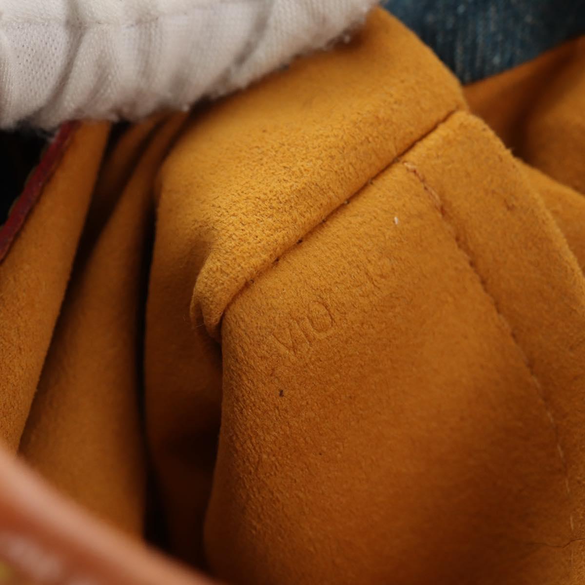 LOUIS VUITTON Monogram denim Preity Hand Bag Blue M95020 LV Auth 145593V