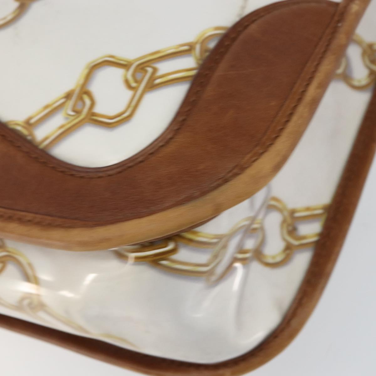 LOUIS VUITTON Monogram Charm Musette Shoulder Bag White M95158 LV Auth 145594