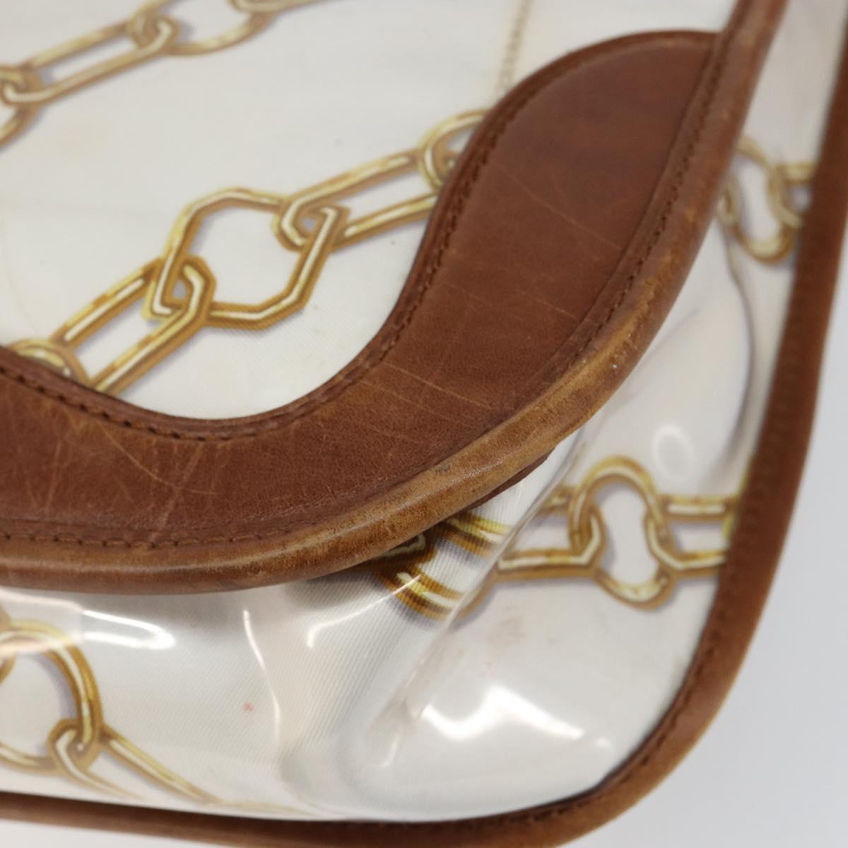 LOUIS VUITTON Monogram Charm Musette Shoulder Bag White M95158 LV Auth 145594
