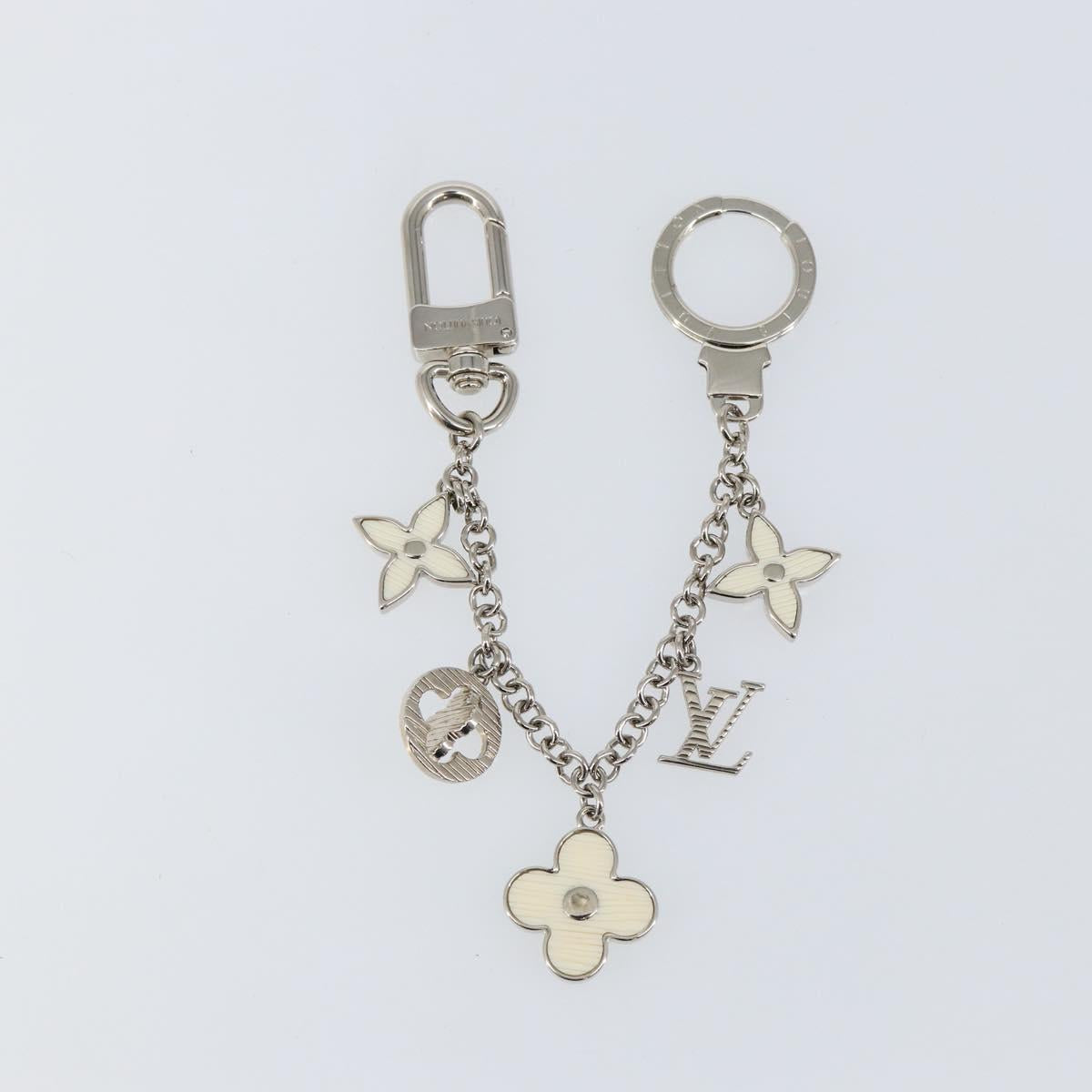 LOUIS VUITTON Bijoux Sac Chainne Fleur De Epi Bag Charm M65110 LV Auth 145597