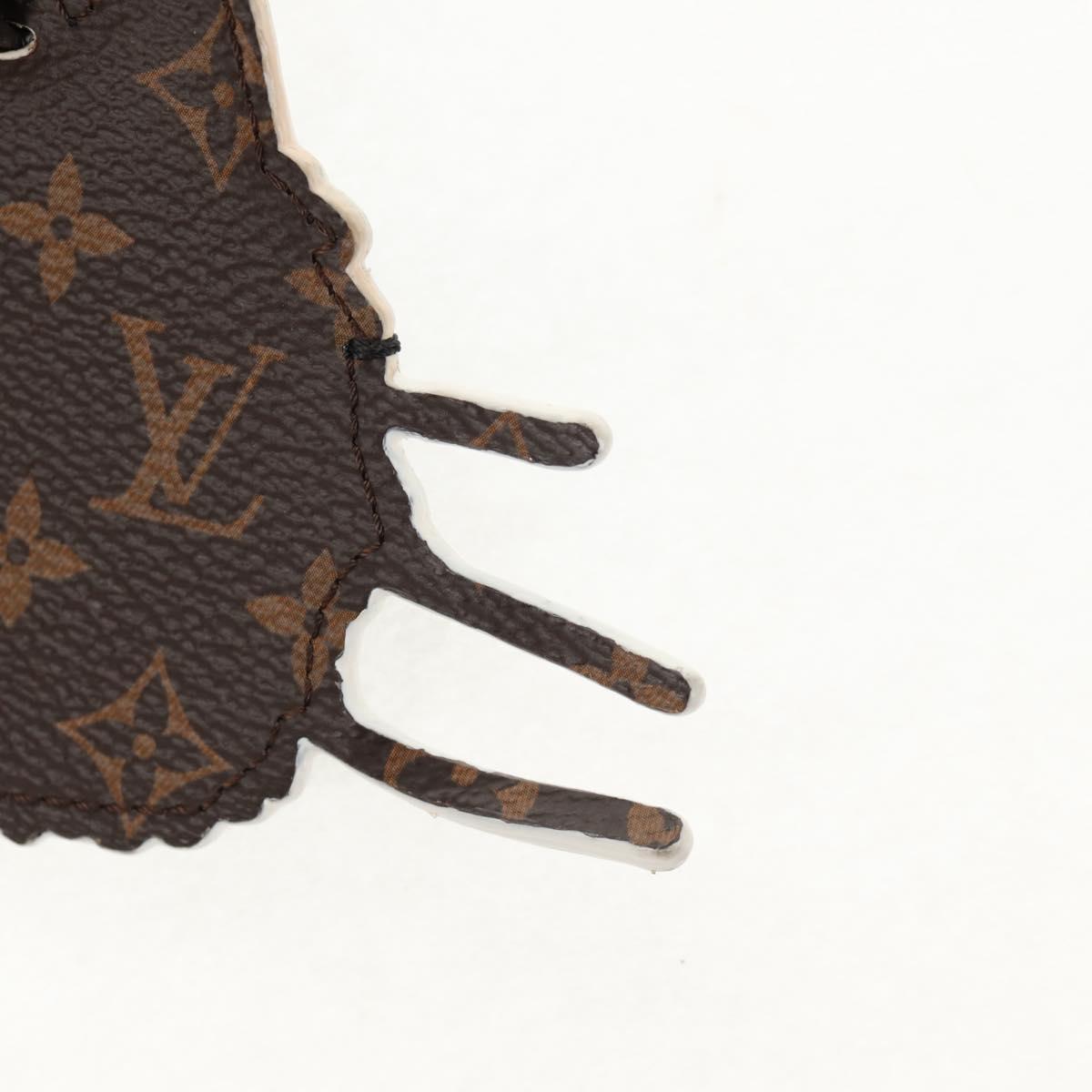 LOUIS VUITTON Monogram Catgram Porte Address Key Holder Gray MP2282 Auth 145598SAM