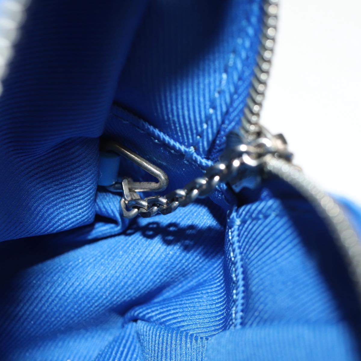 LOUIS VUITTON Monogram Clouds Bijoux Sac Squared Pouch Blue MP2792 Auth 145601SM