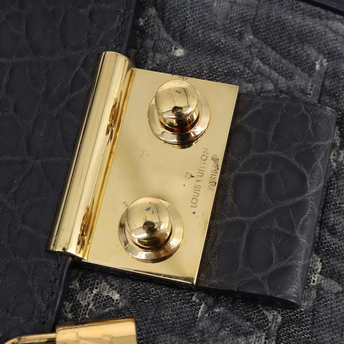 LOUIS VUITTON Monogram Volupte Psyche Boston Bag 2way Gray M93486 LV Auth 145605