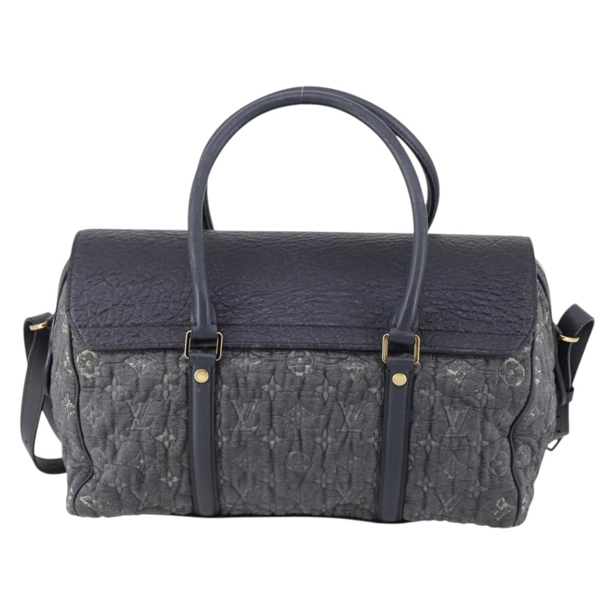 LOUIS VUITTON Monogram Volupte Psyche Boston Bag 2way Gray M93486 LV Auth 145605