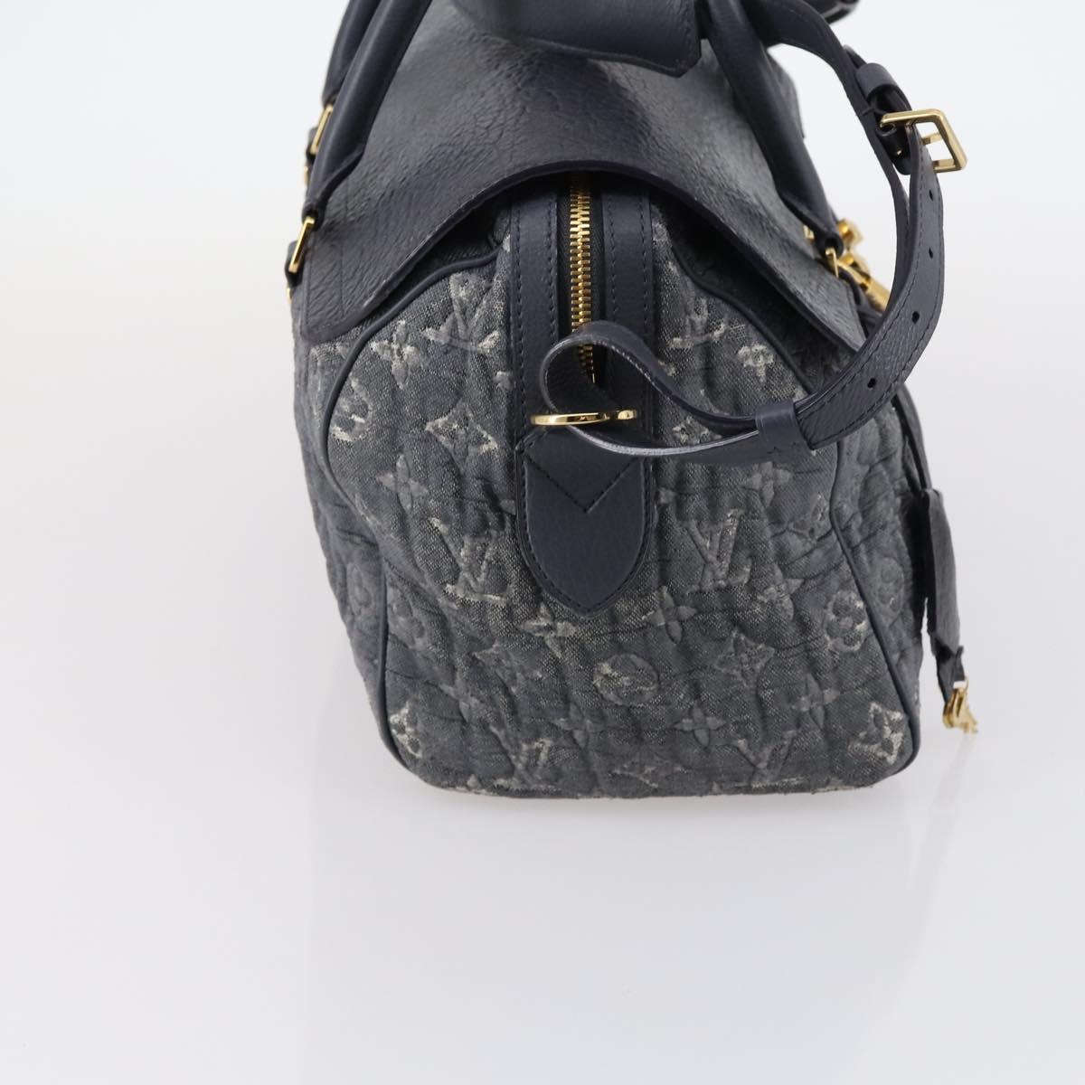 LOUIS VUITTON Monogram Volupte Psyche Boston Bag 2way Gray M93486 LV Auth 145605