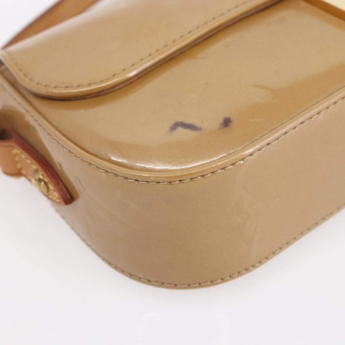 LOUIS VUITTON Monogram Vernis Malibu Street Bag Noisette M91506 LV Auth 145614