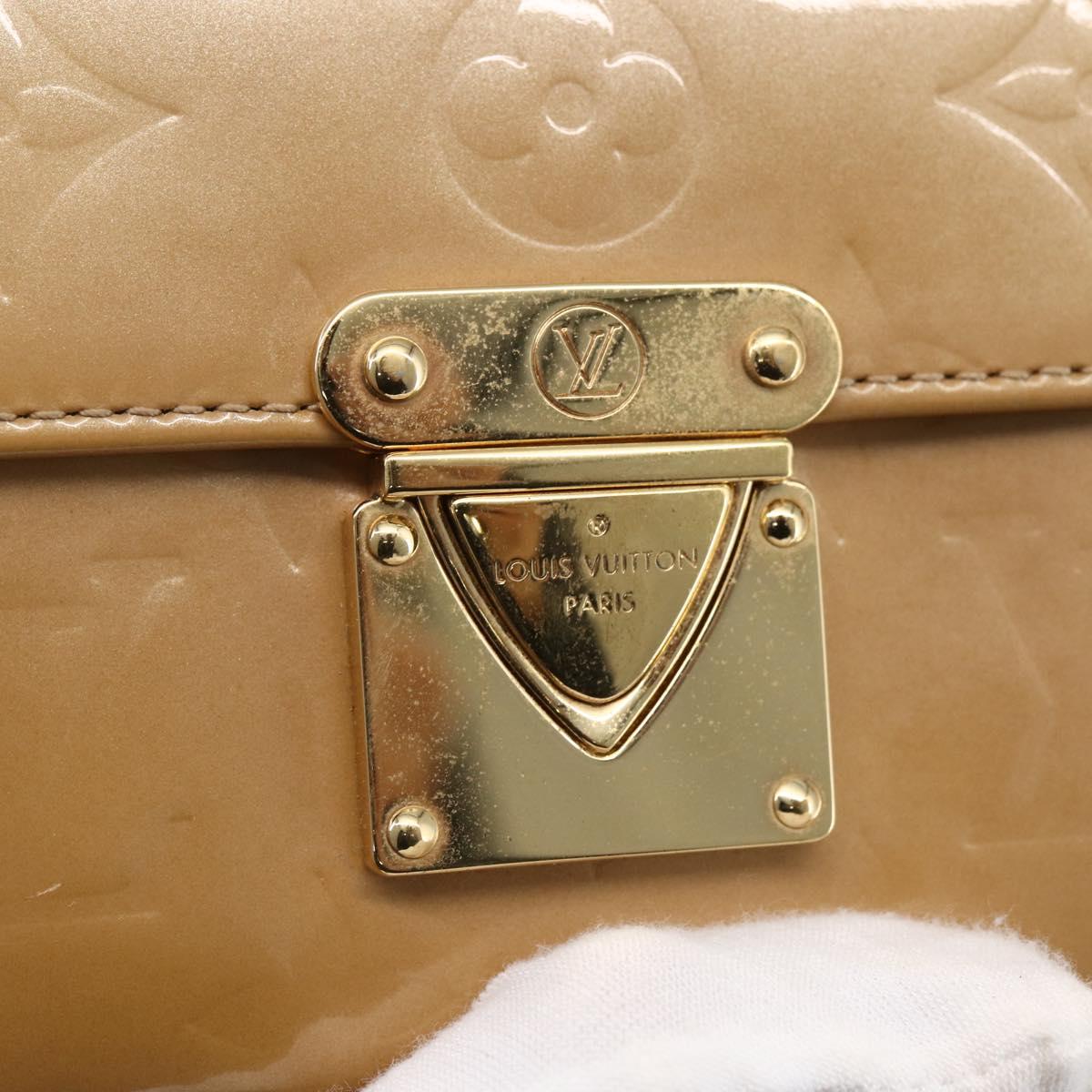 LOUIS VUITTON Monogram Vernis Malibu Street Bag Noisette M91506 LV Auth 145614