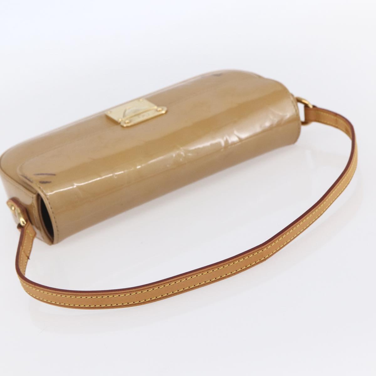 LOUIS VUITTON Monogram Vernis Malibu Street Bag Noisette M91506 LV Auth 145614