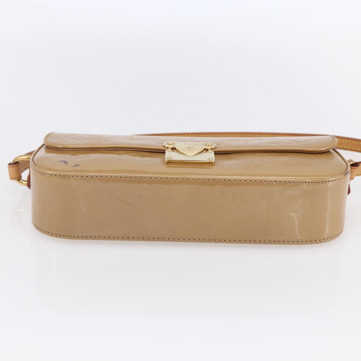 LOUIS VUITTON Monogram Vernis Malibu Street Bag Noisette M91506 LV Auth 145614