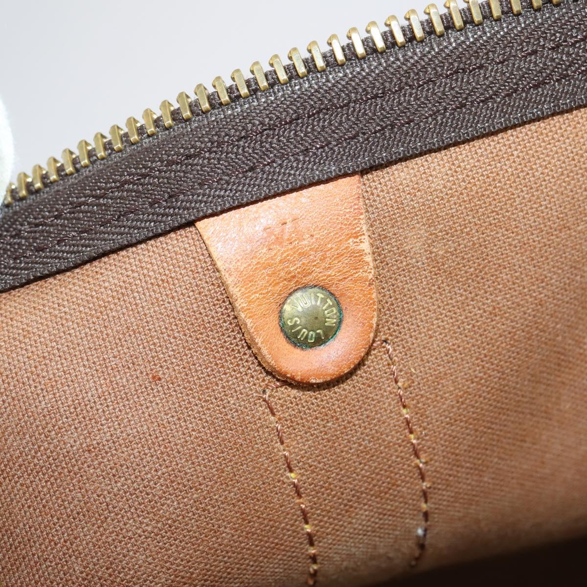 LOUIS VUITTON Monogram Keepall Bandouliere 50 Boston Bag M41416 LV Auth 145618