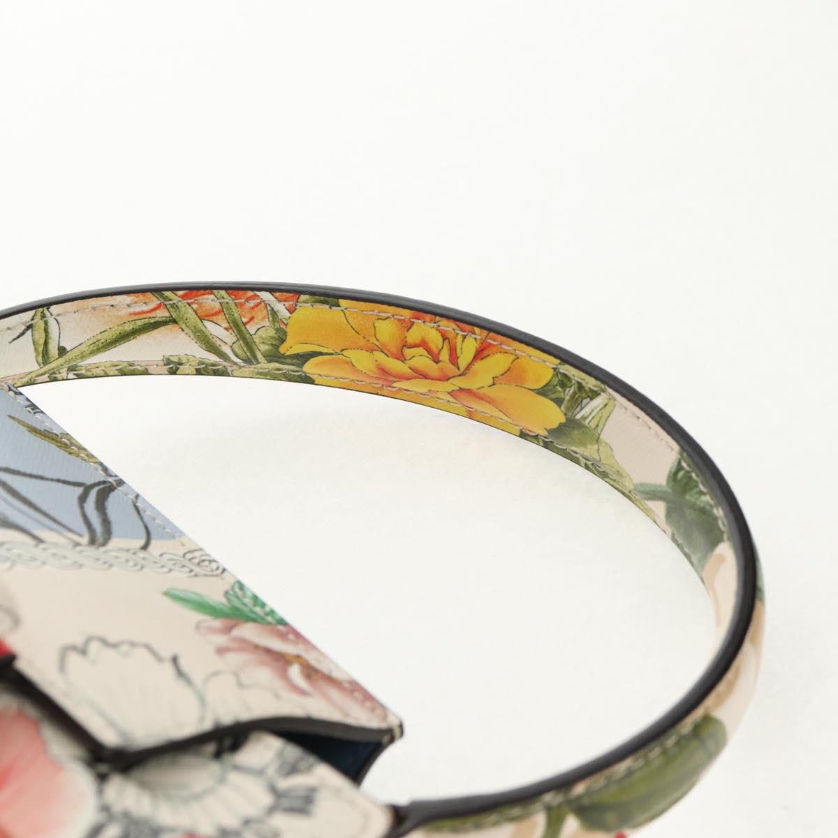 Salvatore Ferragamo Vala Hand Bag Leather 2way Multicolor Gold Auth 145624V