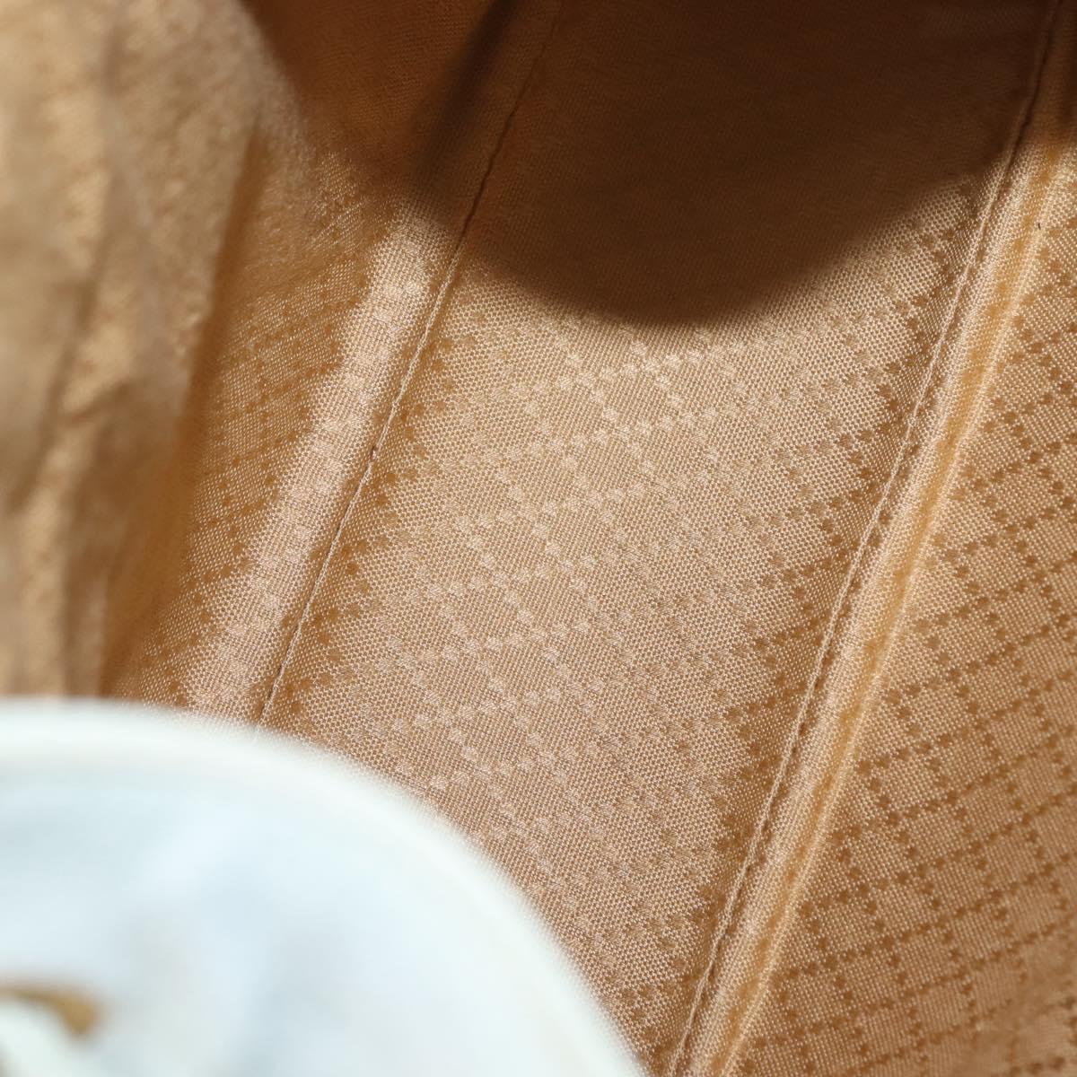 GUCCI Bamboo Backpack Suede Outlet Light Blue Gold 003 2058 9016 Auth 145652