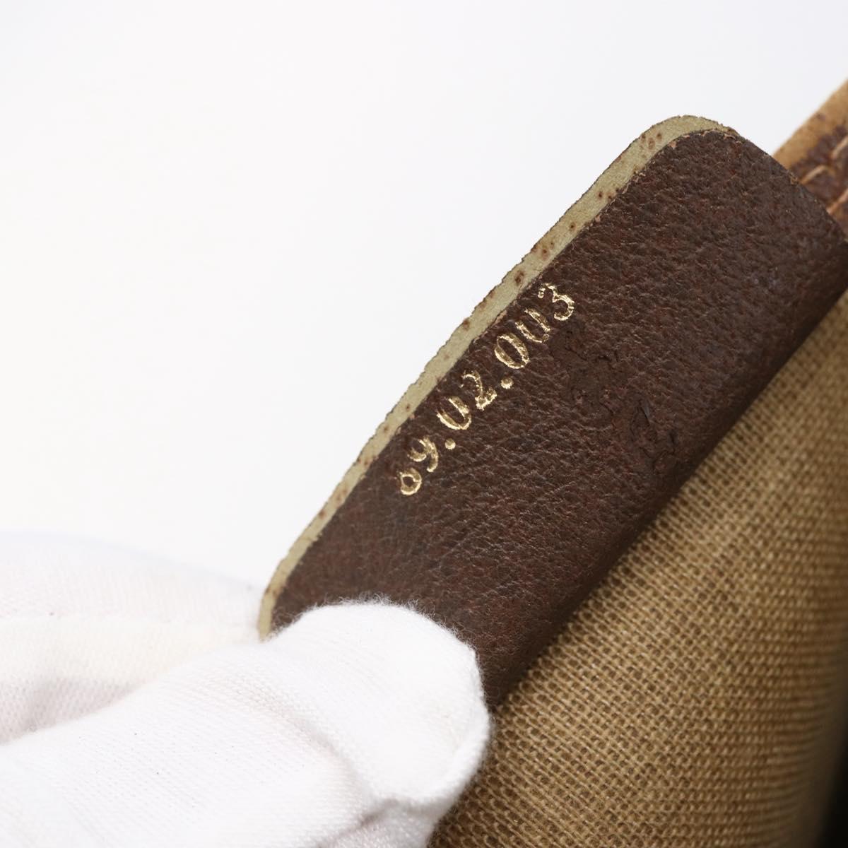 GUCCI GG Supreme Web Sherry Line Tote Bag PVC Beige Red 89 02 003 Auth 145657