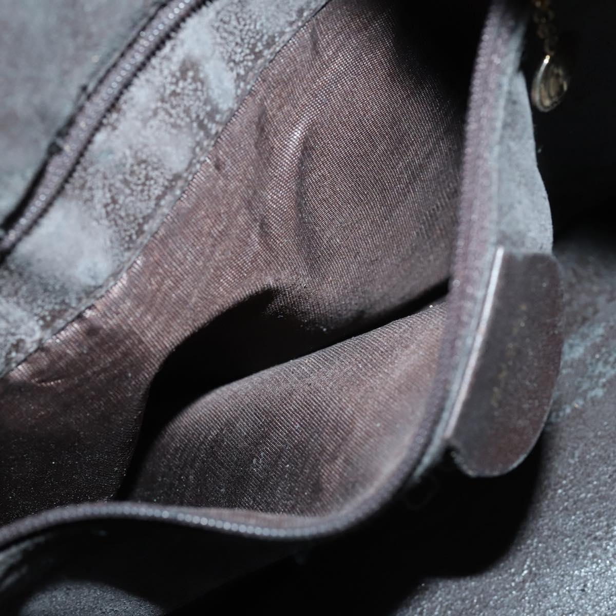 GUCCI Bamboo Shoulder Bag Leather 2way Brown Gold 001 1781 1577 0 Auth 145658