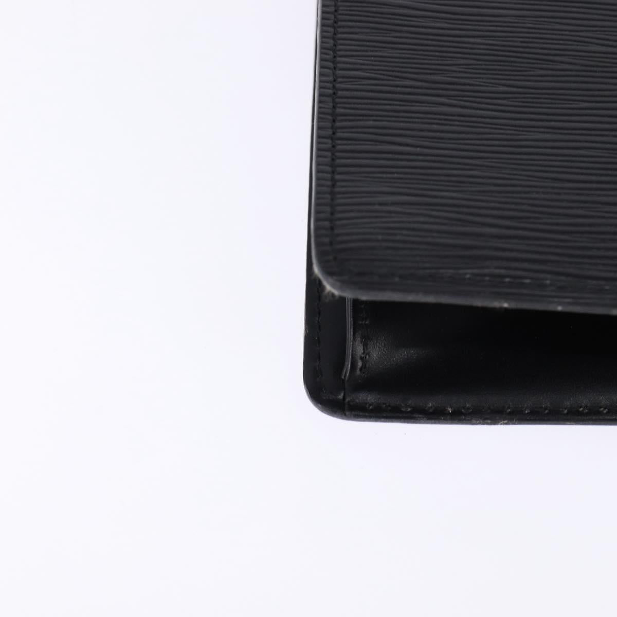 LOUIS VUITTON Epi Sac Plat Hand Bag Black M59082 LV Auth 145660