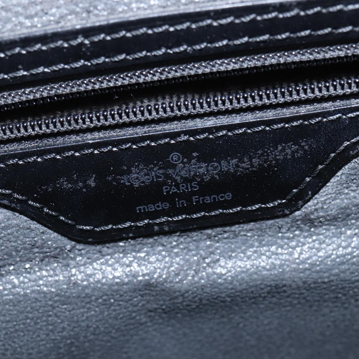 LOUIS VUITTON Epi Sac Plat Hand Bag Black M59082 LV Auth 145660