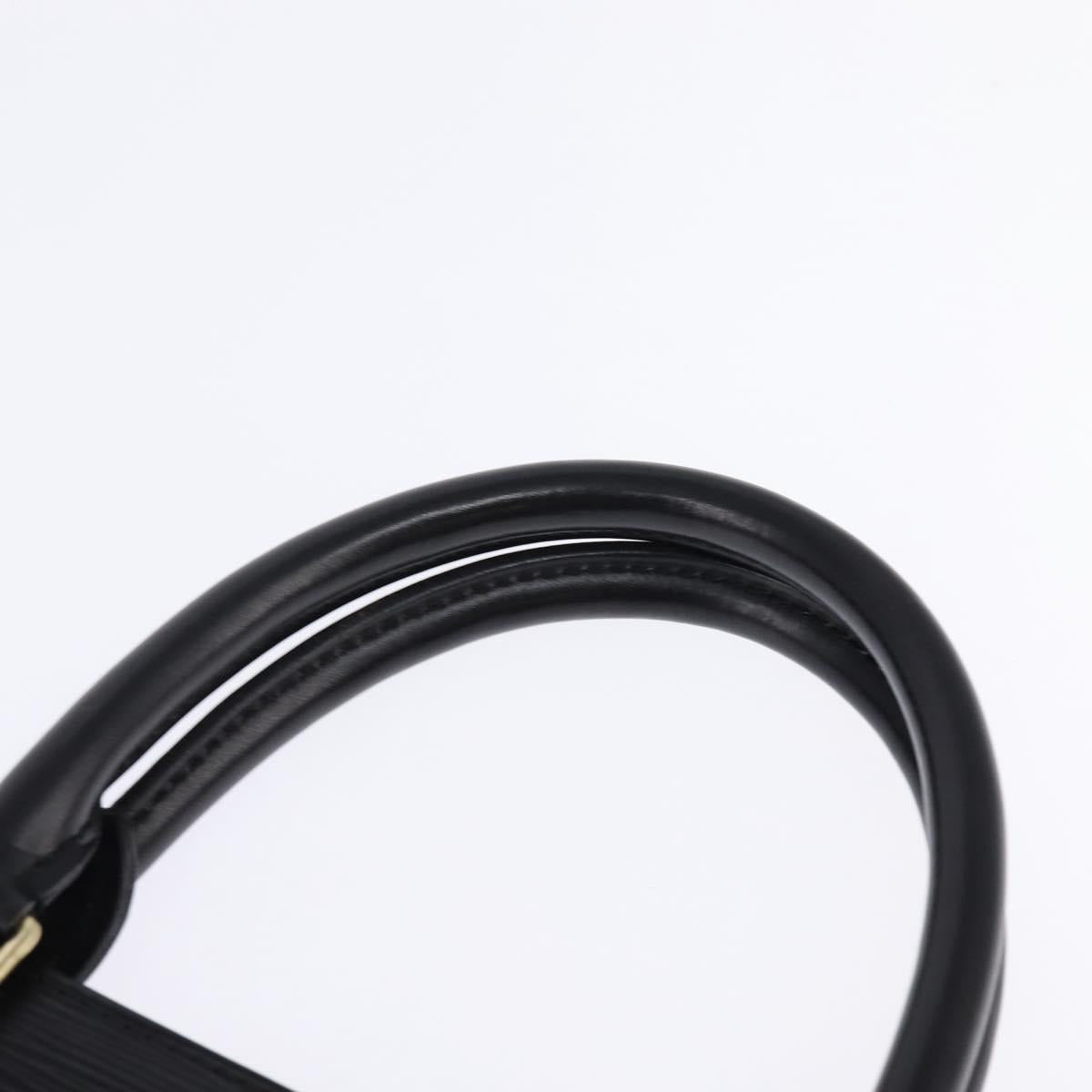 LOUIS VUITTON Epi Sac Plat Hand Bag Black M59082 LV Auth 145660