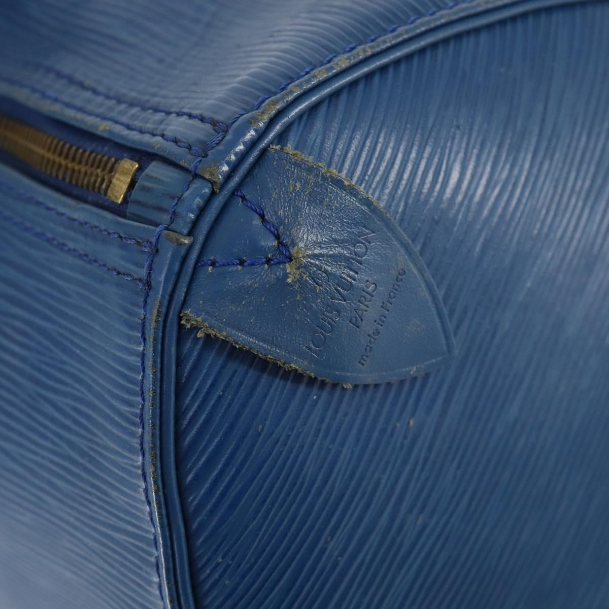 LOUIS VUITTON Epi Speedy 30 Hand Bag Toledo Blue M43005 LV Auth 145662