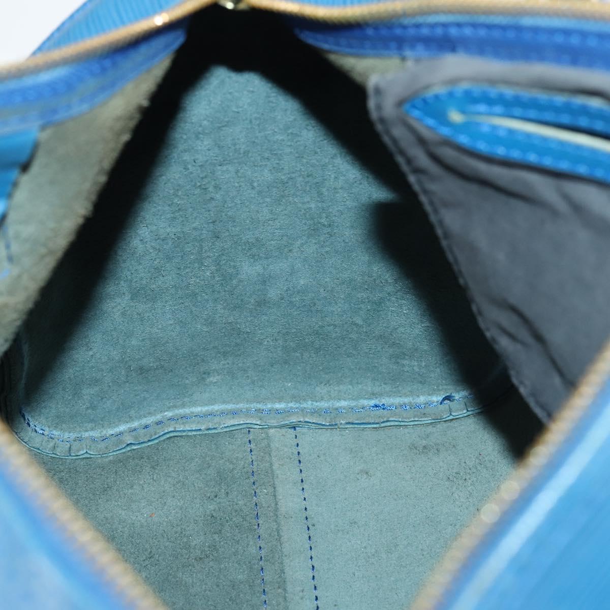 LOUIS VUITTON Epi Speedy 30 Hand Bag Toledo Blue M43005 LV Auth 145662