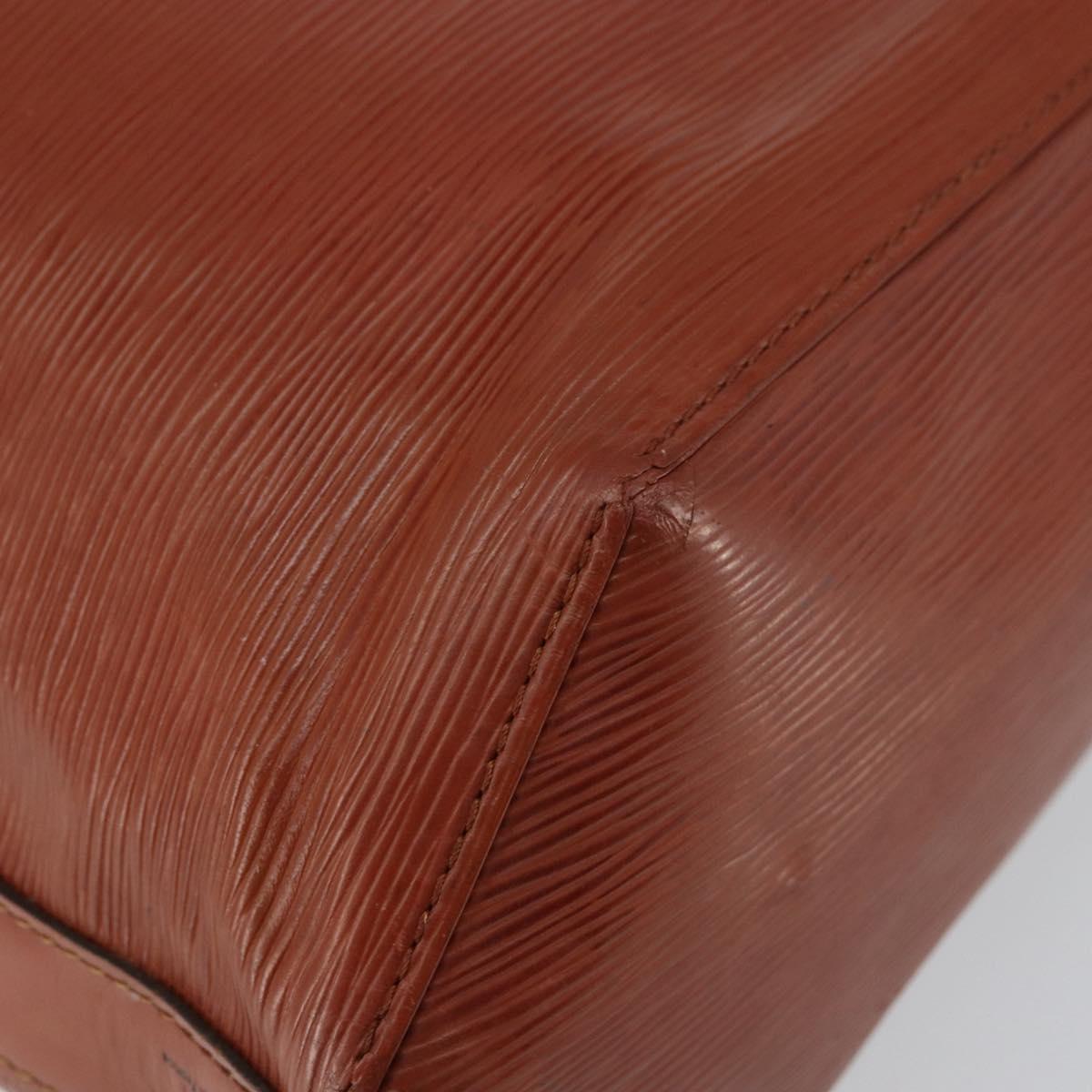 LOUIS VUITTON Epi Sac Depaule GM Shoulder Bag Brown M80193 LV Auth 145664