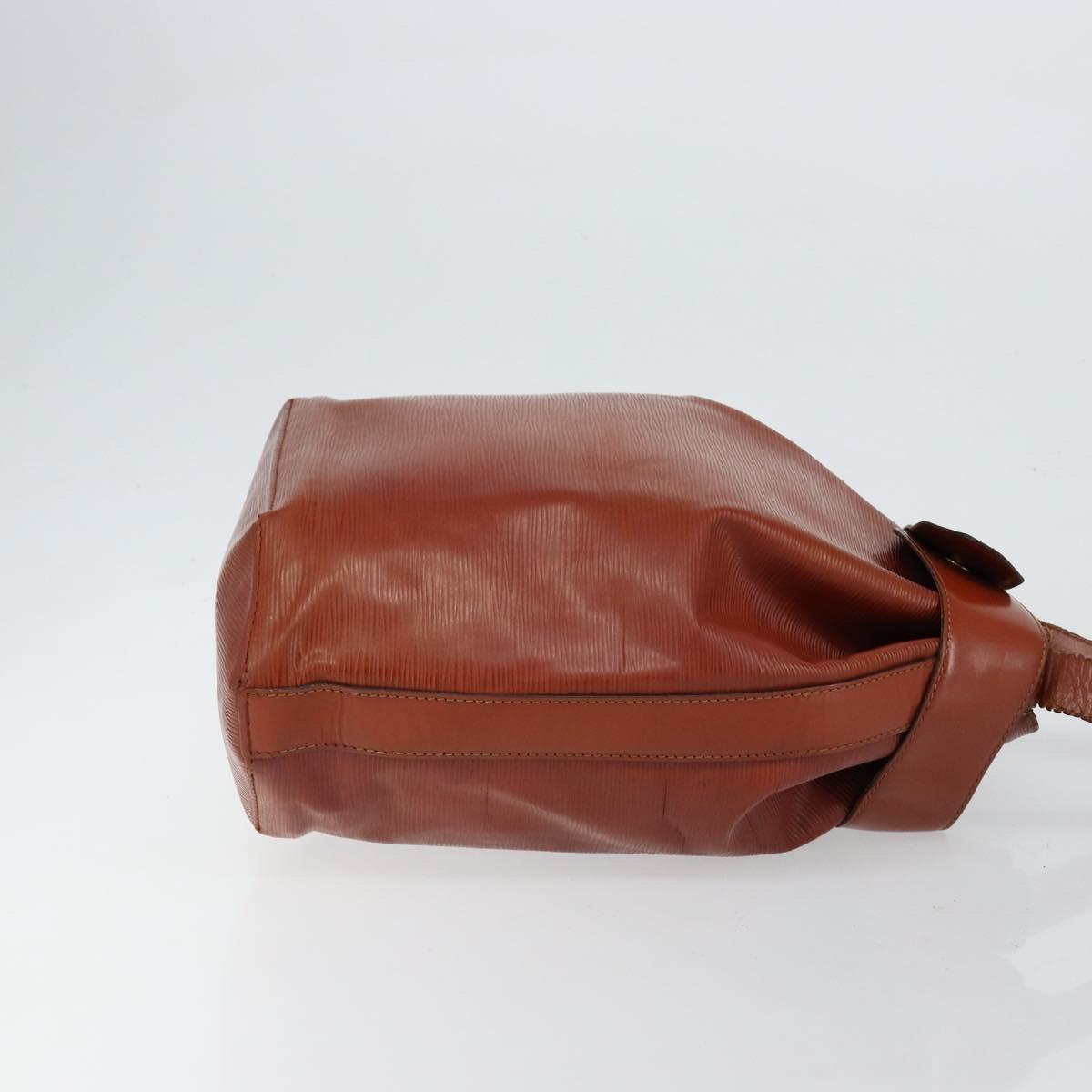 LOUIS VUITTON Epi Sac Depaule GM Shoulder Bag Brown M80193 LV Auth 145664