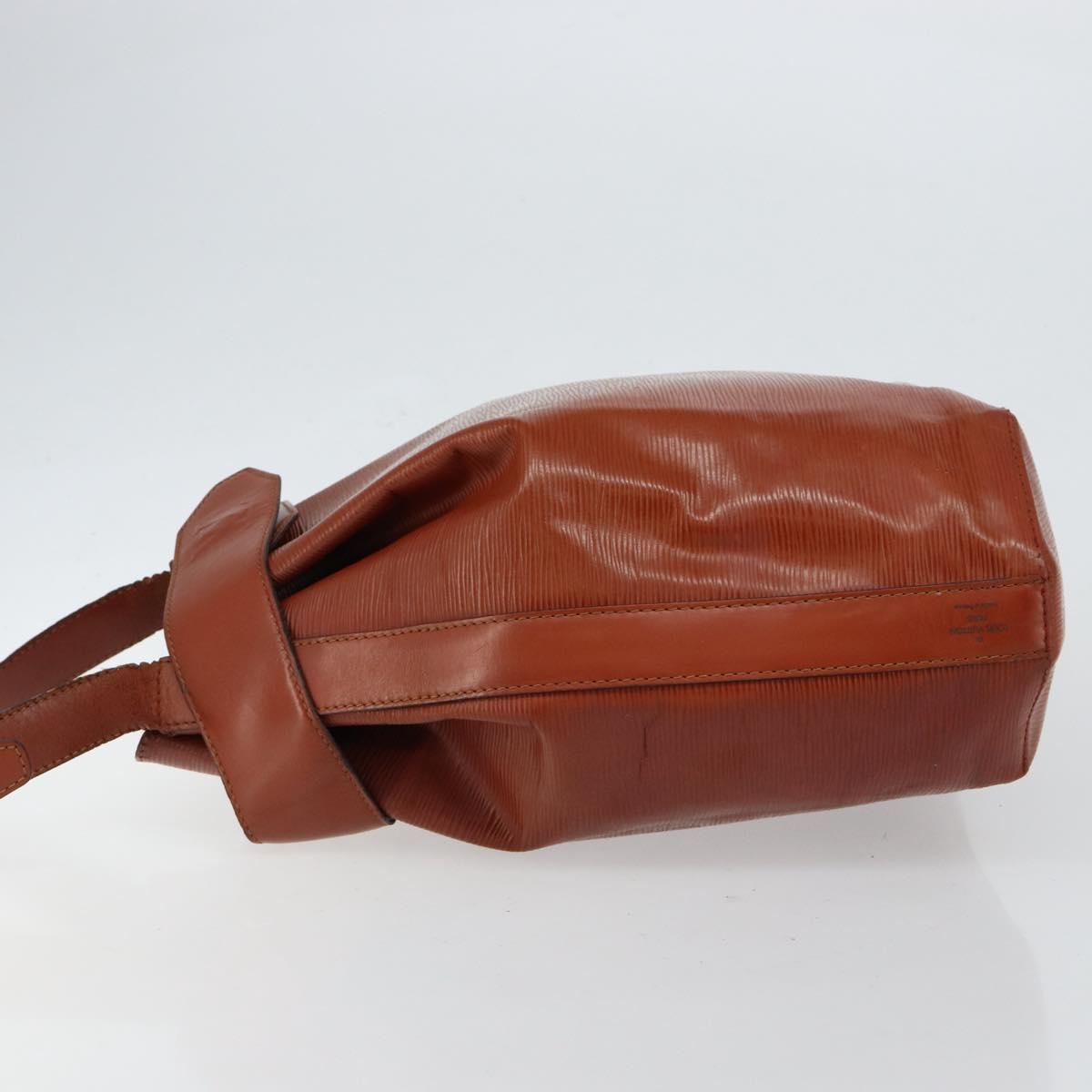 LOUIS VUITTON Epi Sac Depaule GM Shoulder Bag Brown M80193 LV Auth 145664