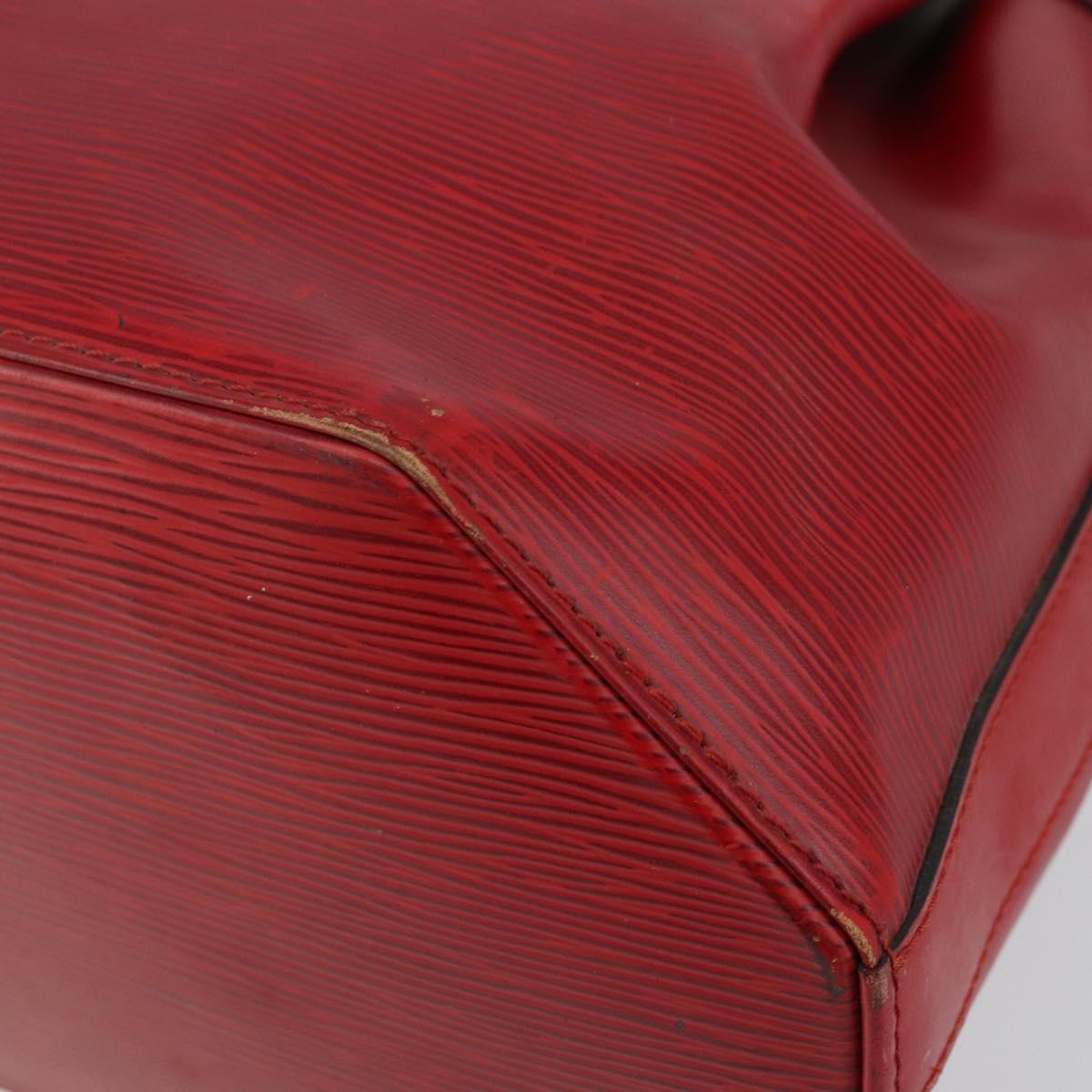 LOUIS VUITTON Epi Sac Depaule GM Shoulder Bag Red M80197 LV Auth 145665