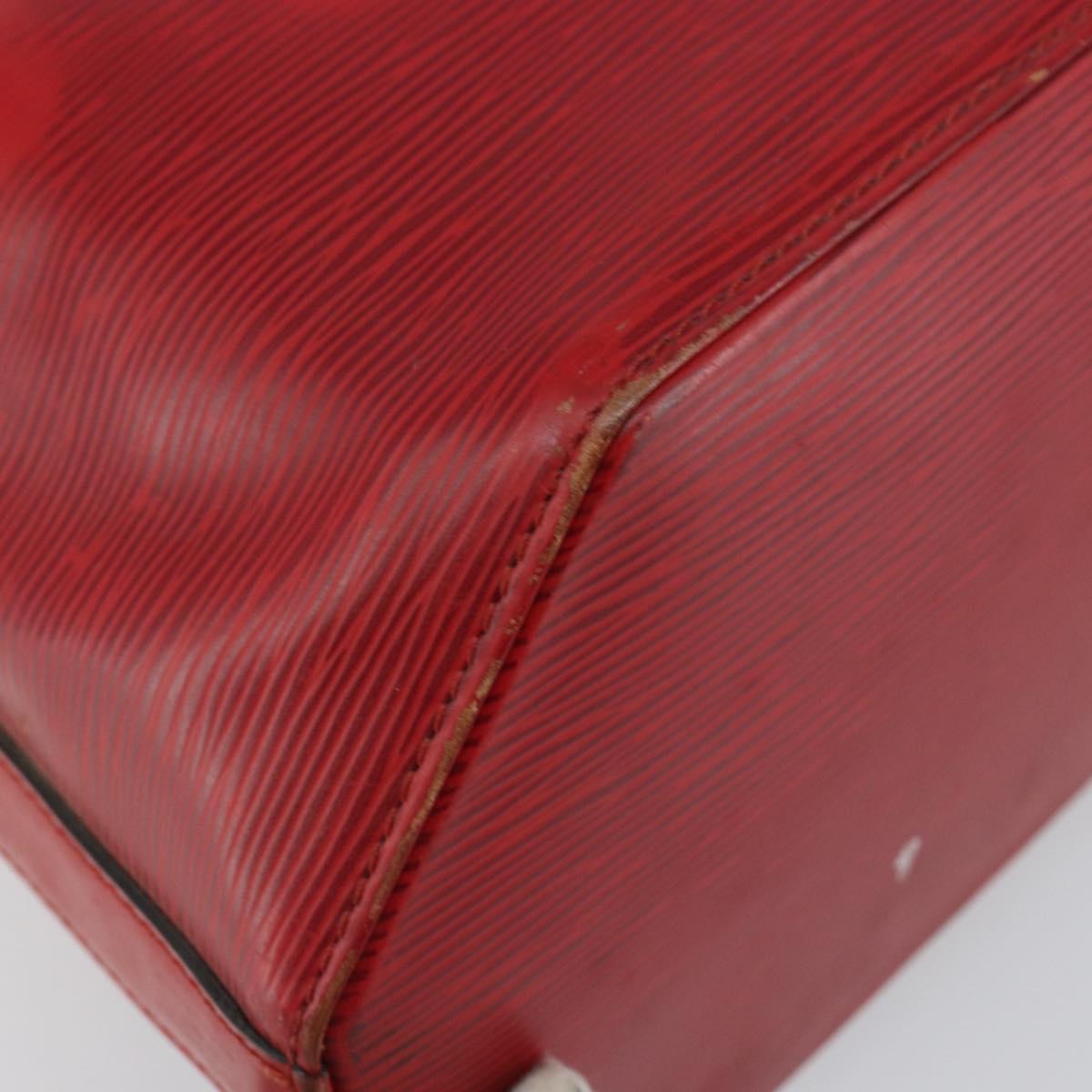 LOUIS VUITTON Epi Sac Depaule GM Shoulder Bag Red M80197 LV Auth 145665