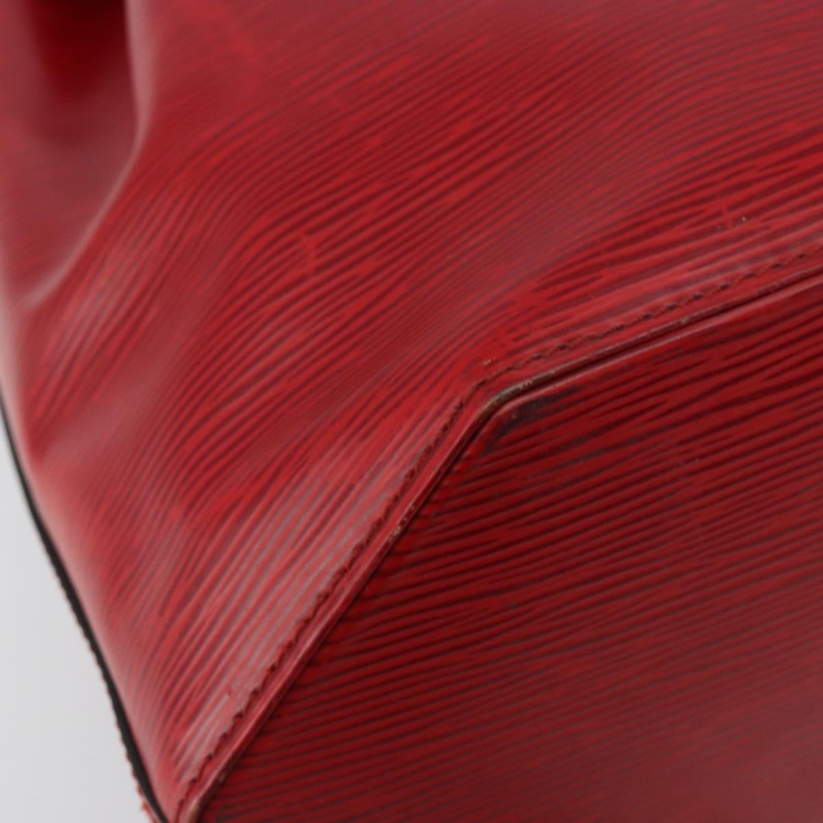 LOUIS VUITTON Epi Sac Depaule GM Shoulder Bag Red M80197 LV Auth 145665