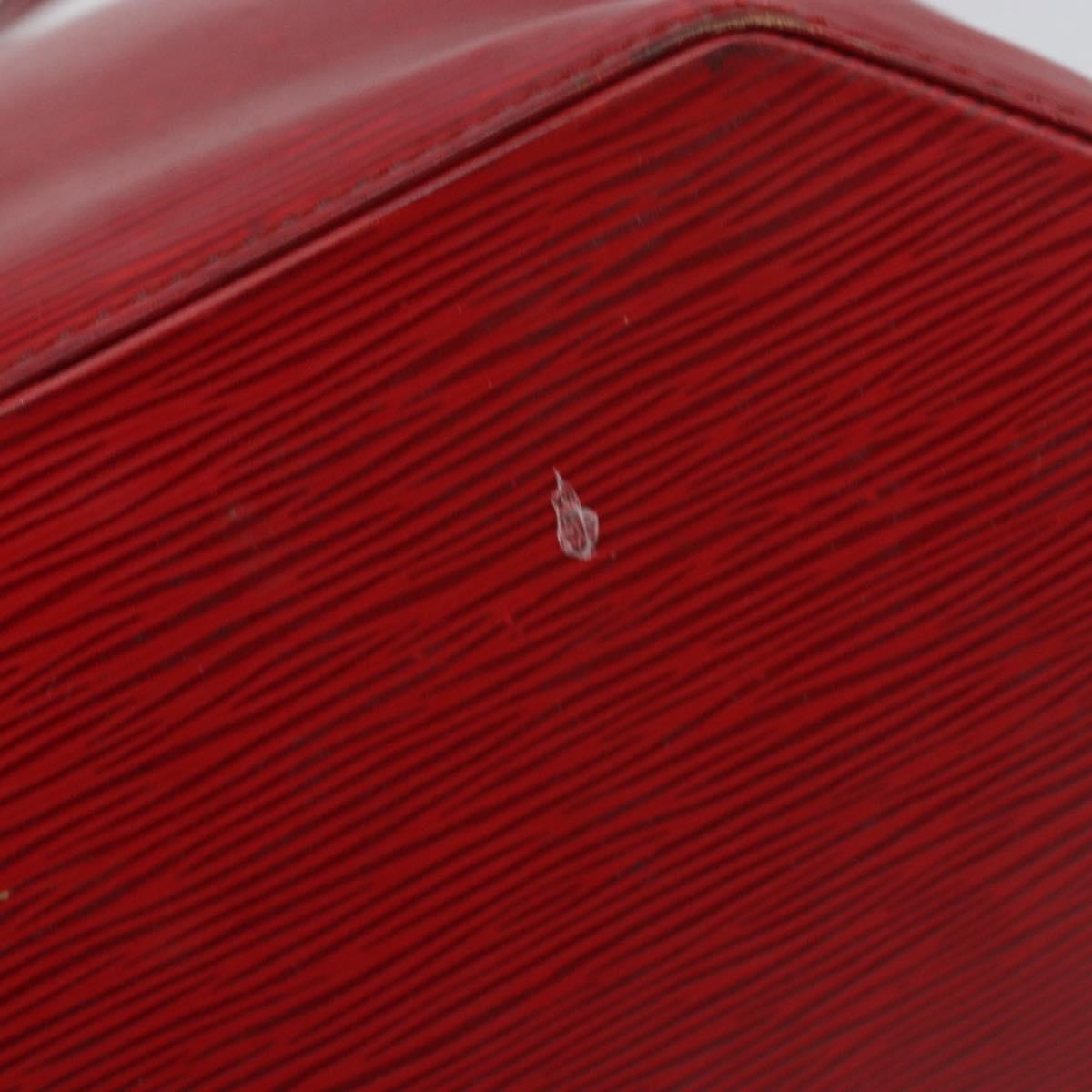 LOUIS VUITTON Epi Sac Depaule GM Shoulder Bag Red M80197 LV Auth 145665