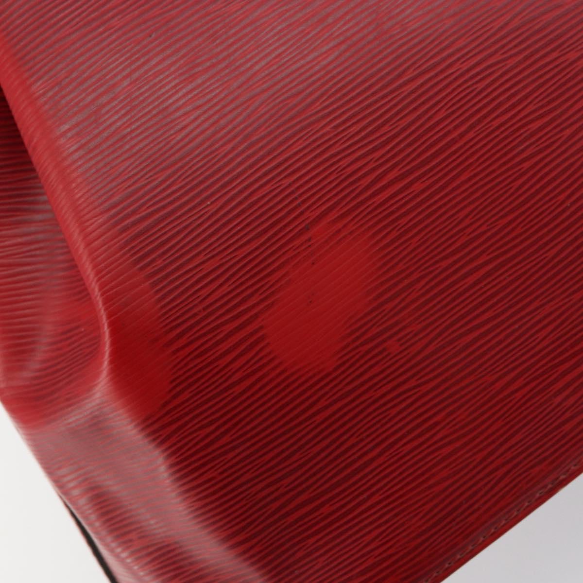 LOUIS VUITTON Epi Sac Depaule GM Shoulder Bag Red M80197 LV Auth 145665