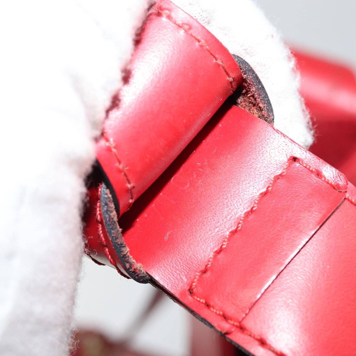 LOUIS VUITTON Epi Sac Depaule GM Shoulder Bag Red M80197 LV Auth 145665