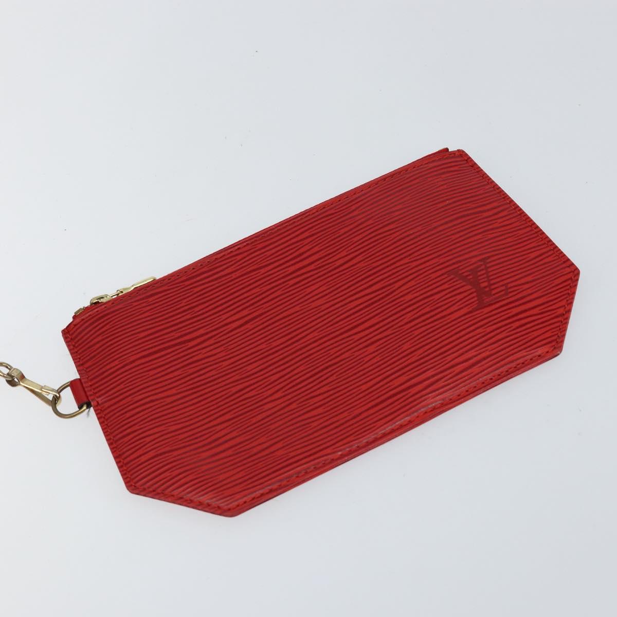 LOUIS VUITTON Epi Sac Depaule GM Shoulder Bag Red M80197 LV Auth 145665